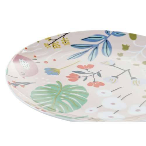 Set Posuđa DKD Home Decor Pisana Porculan Ziedi gradski 27 x 27 x 3 cm 18 Dijelovi (18 pcs) Cijena