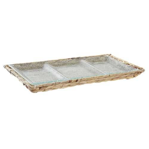 Pladanj za aperitive DKD Home Decor Providan Prirodno Kristal 42 x 20 x 3,5 cm Cijena
