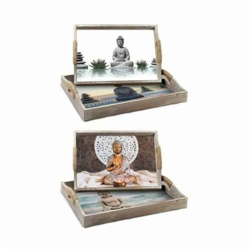 Set pladnjeva DKD Home Decor 40 x 30 x 6 cm Drvo MDF (2 kom.) Cijena
