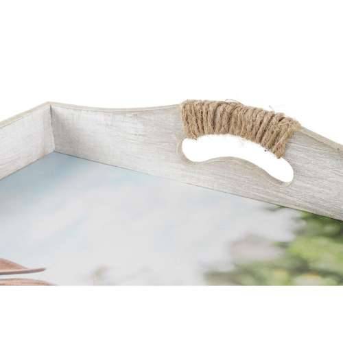 Set pladnjeva DKD Home Decor Pisana 40 x 30 x 6 cm Drvo MDF (2 kom.) Cijena