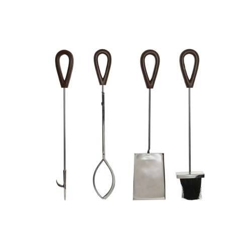 Pribor za Kamin DKD Home Decor Nehrđajući Čelik Aluminij (15 x 15 x 62 cm) Cijena