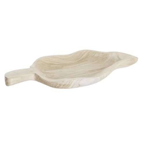 Pladanj za aperitive DKD Home Decor Svijetlo smeđi Prirodno Tropsko Biljni list 56 x 28 x 5 cm Cijena