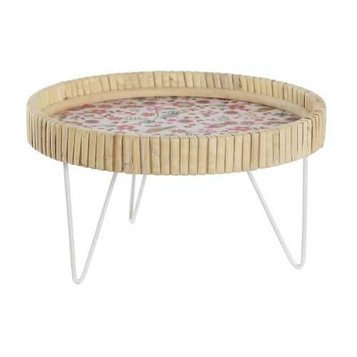 Pladanj za aperitive DKD Home Decor 26 x 26 x 14,5 cm Prirodno Metal Drvo MDF Shabby Chic Cijena