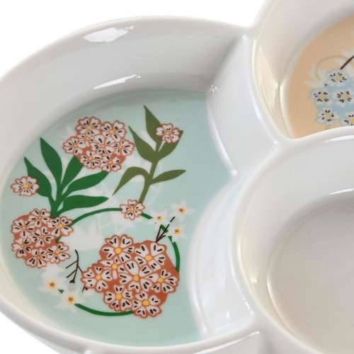 Pladanj za aperitive DKD Home Decor Zelena 22 x 22 x 3 cm Gres Keramika Cijena