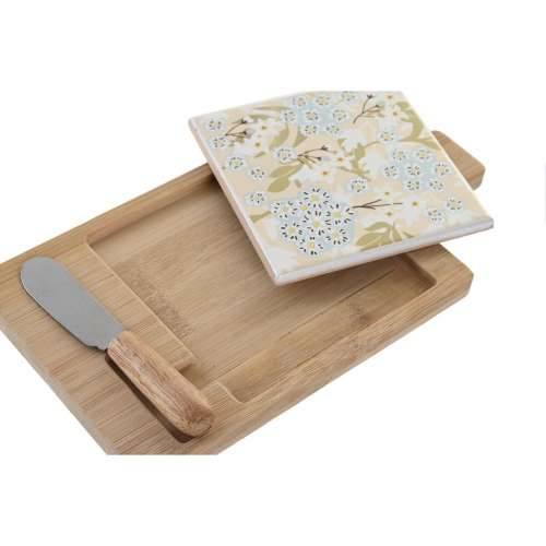 Pladanj za aperitive DKD Home Decor 21,5 x 11,8 x 1,5 cm Gres Keramika Cijena