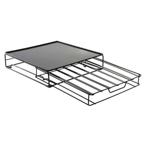Organizator za Kapsule Kave DKD Home Decor 28,7 x 32 x 7 cm Crna Metal Cijena