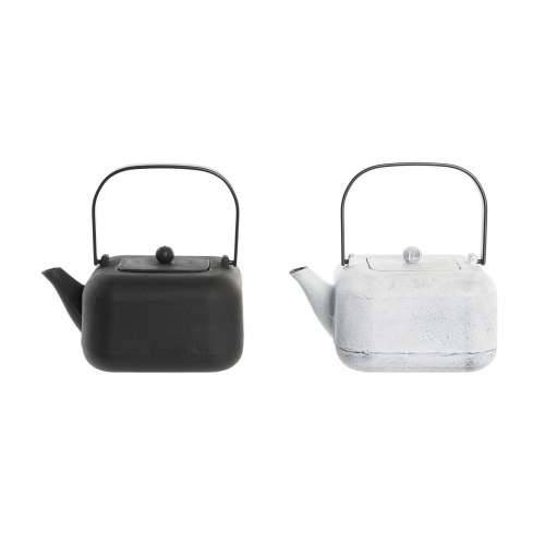 Čajnik DKD Home Decor Crna Nehrđajući Čelik Bijela 1,2 L (2 kom.) Cijena