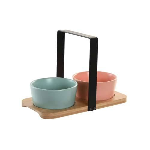 Set za Predjelo DKD Home Decor 20 x 10,5 x 14 cm Porculan Pisana 3 Dijelovi Cijena