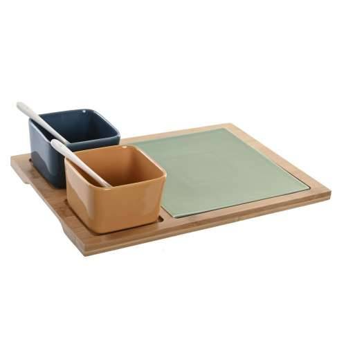 Set za Predjelo DKD Home Decor 31 x 21 x 6 cm Porculan Pisana 6 Dijelovi Cijena
