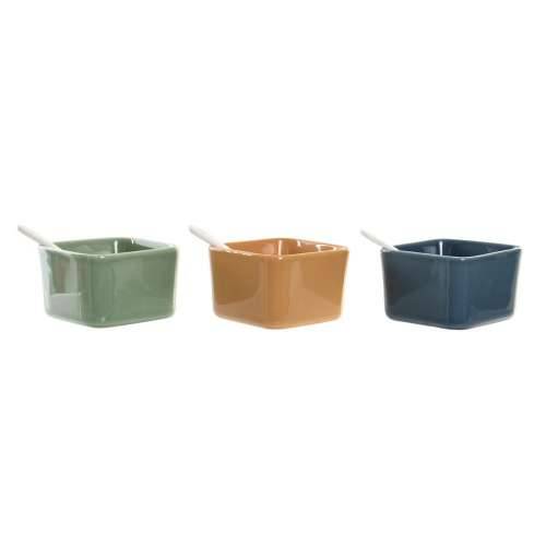 Set za Predjelo DKD Home Decor Porculan Pisana Bambus 8 Dijelovi (30 x 30 x 6 cm) Cijena