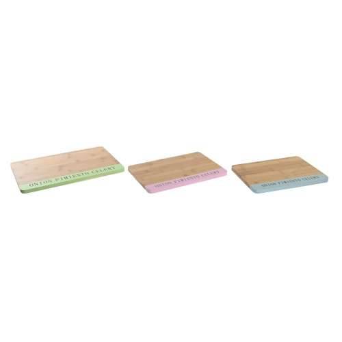 Daska za rezanje DKD Home Decor Plava Zelena Roza Bambus 33,5 x 22,4 x 1,2 cm Cijena