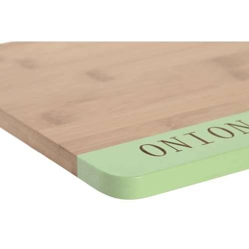 Daska za rezanje DKD Home Decor Plava Zelena Roza Bambus 33,5 x 22,4 x 1,2 cm Cijena