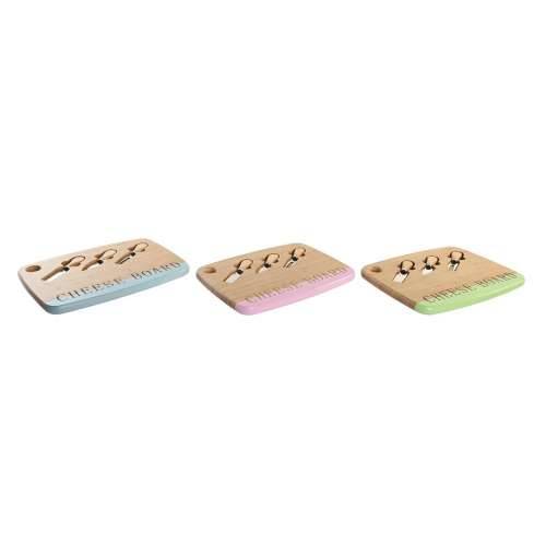 Daska za Sir DKD Home Decor Bambus Nehrđajući Čelik 33,5 x 24 x 2 cm (3 kom.) Cijena