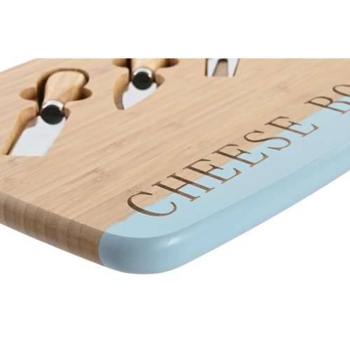 Daska za Sir DKD Home Decor Bambus Nehrđajući Čelik 33,5 x 24 x 2 cm (3 kom.) Cijena
