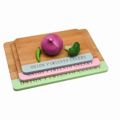 Daska za Sir DKD Home Decor Bambus Nehrđajući Čelik 33,5 x 24 x 2 cm (3 kom.) Cijena