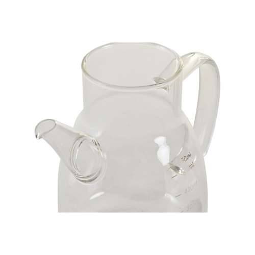 Boca za Ulje DKD Home Decor 17 x 10 x 15,5 cm Srebrna Nehrđajući Čelik 550 ml Borosilikatno staklo Cijena