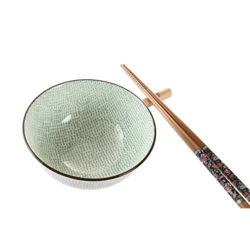 Set za sushi DKD Home Decor 30 x 21 x 7 cm Zelena Nebesko plava Gres Keramika Orijentalno (6 Dijelovi) Cijena