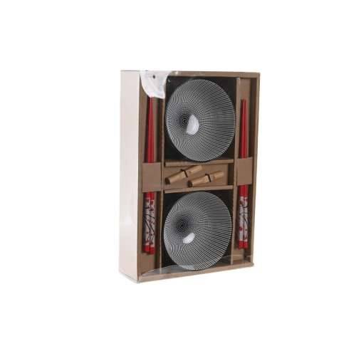 Set za sushi DKD Home Decor 30 x 21 x 7 cm Crna Gres Keramika Orijentalno (6 Dijelovi) Cijena
