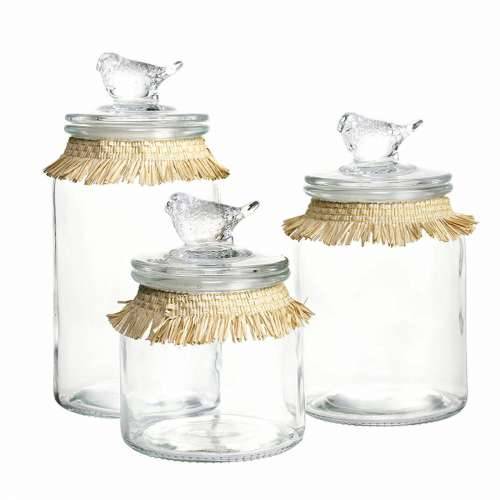 3 Tube DKD Home Decor 11 x 11 x 22 cm Kristal Prirodno Providan Cijena