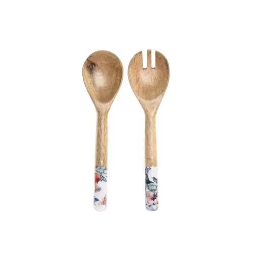 Set Pribora za Kuhanje DKD Home Decor 6 x 2 x 32 cm 7 x 2 x 28 cm Drvo Manga Cijena