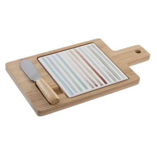 Pladanj za aperitive DKD Home Decor 21,5 x 11,8 x 1,5 cm Gres Keramika Cijena