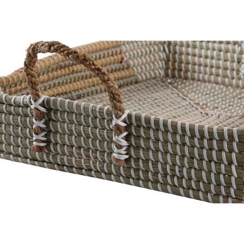 Set pladnjeva DKD Home Decor Rumena Prirodno 48 x 38 x 15 cm 52 x 38 x 15 cm (2 kom.) Cijena