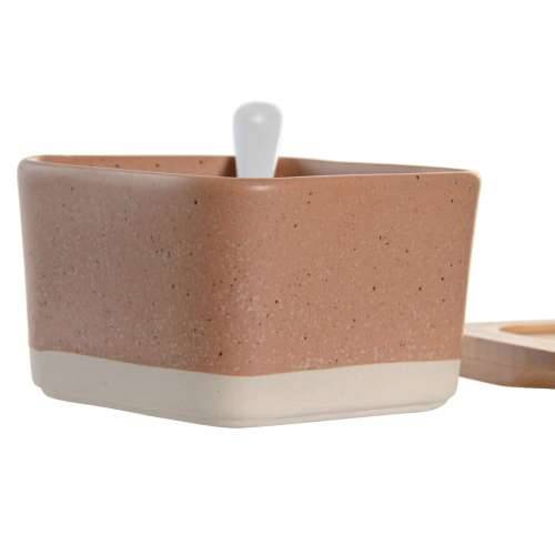 Set za Predjelo DKD Home Decor 26 x 9 x 4 cm Porculan Pisana Bambus 8 Dijelovi Skandinavski Cijena