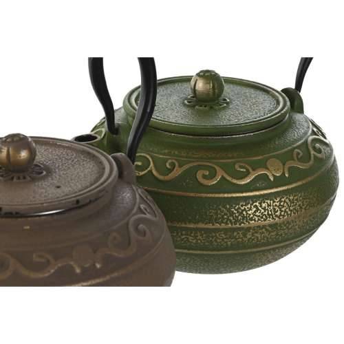 Čajnik Home ESPRIT Smeđa Zelena Nehrđajući Čelik Željezo 1,3 L (2 kom.) Cijena
