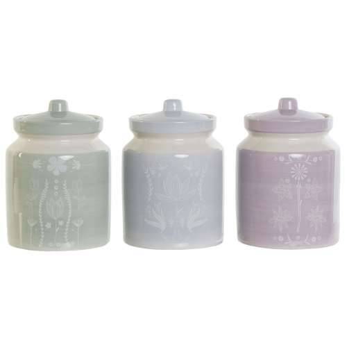 Čamac DKD Home Decor Plava Zelena Lila Dolomite 12 x 12 x 16 cm (3 kom.) Cijena