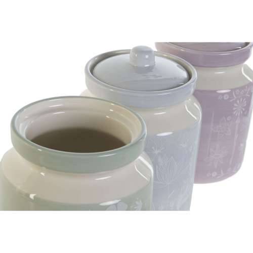 Čamac DKD Home Decor Plava Zelena Lila Dolomite 12 x 12 x 16 cm (3 kom.) Cijena