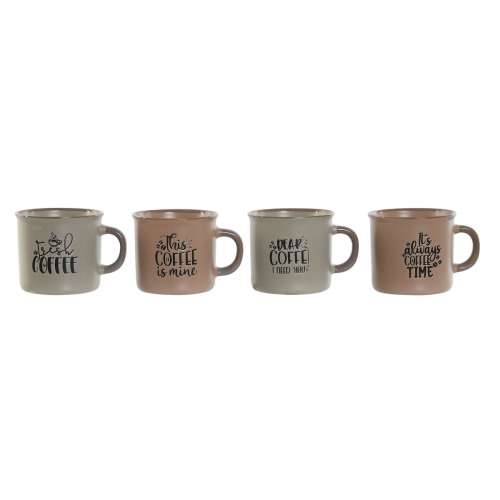 Set Šalica za Kavu Home ESPRIT Plava Roza Gres Keramika 180 ml Cijena