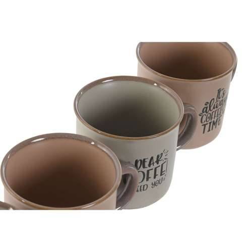 Set Šalica za Kavu Home ESPRIT Plava Roza Gres Keramika 180 ml Cijena