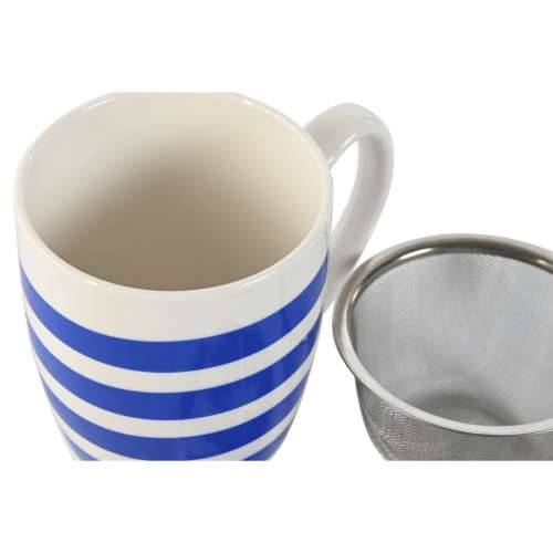 Šalica s Filtrom za Čaj Home ESPRIT Plava Crvena Nehrđajući Čelik Porculan 380 ml (4 kom.) Cijena