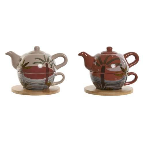 Čajnik Home ESPRIT Bijela Bež Terakota Svetlo roza Dolomite 750 ml (2 kom.) Cijena