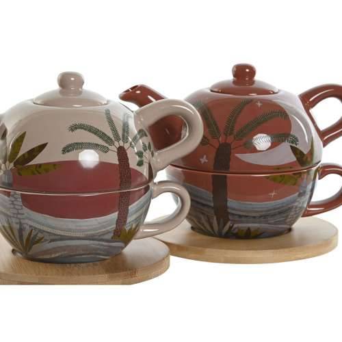 Čajnik Home ESPRIT Bijela Bež Terakota Svetlo roza Dolomite 750 ml (2 kom.) Cijena