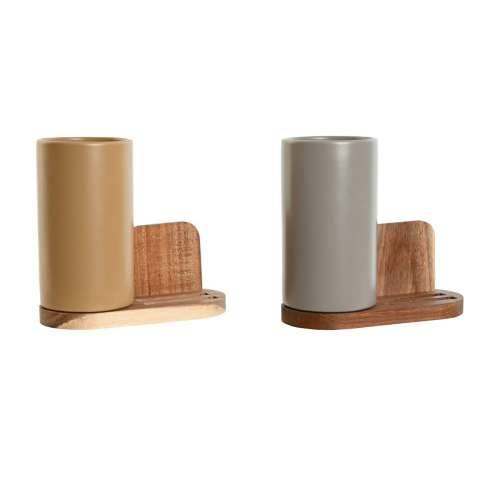 Posuda za Kuhinjski Pribor Home ESPRIT Drvo akacije Dolomite 20 x 9,5 x 18,5 cm (2 kom.) Cijena