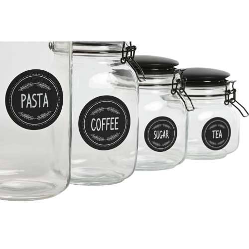 4 Tube Home ESPRIT Crna Metal Kristal 2 L 11,4 x 11,4 x 26,7 cm Cijena
