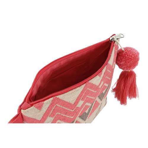 Putni Neseser Home ESPRIT Bež Fuksija 26 x 2 x 19 cm Cijena