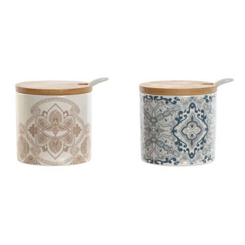 Zdjela za Šećer Home ESPRIT Plava Bež Roza Lila Bambus Dolomite 7,5 x 7,5 x 7,5 cm (2 kom.) Cijena