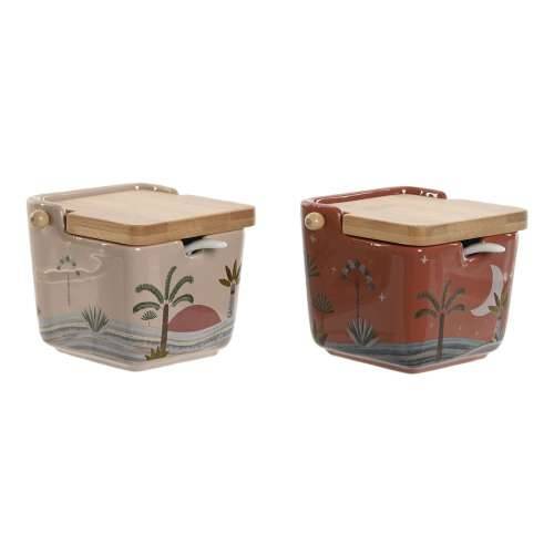Zdjela za Šećer Home ESPRIT Bež Roza Terakota Lila Bambus Dolomite 7,5 x 7,5 x 7,5 cm (2 kom.) Cijena