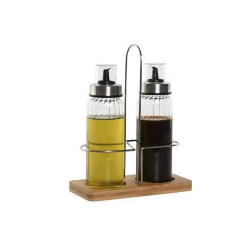 Set za ulje i ocat Home ESPRIT Providan Prirodno Bambus Kristal 18,5 x 9,3 x 24 cm Cijena
