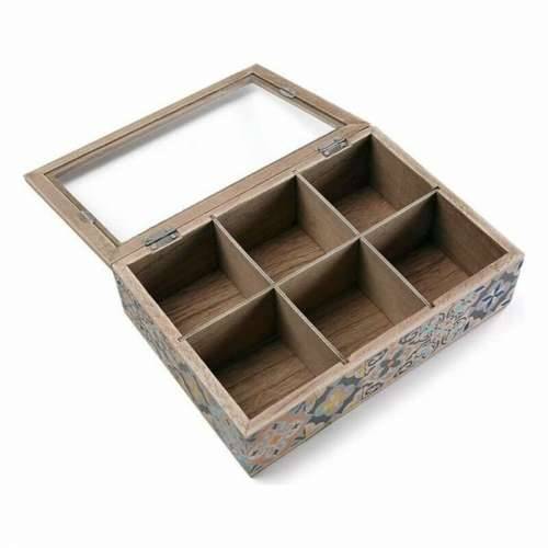 Kutija za Čajeve Versa Drvo 17 x 7 x 24 cm Cijena