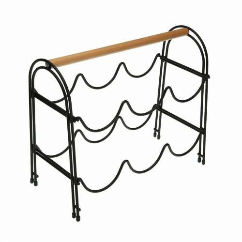 Stalak za boce Versa Metal Drvo Čelik (14 x 27,5 x 32,7 cm) Cijena