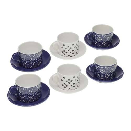 Set Šalica s Tanjurićima Versa Regina Keramika 8,6 x 6,4 x 9,2 cm Cijena