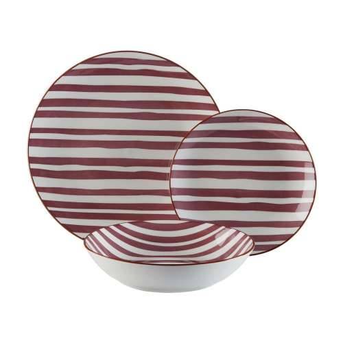 Set Posuđa Versa Venecia 18 Dijelovi Smeđa Porculan Cijena