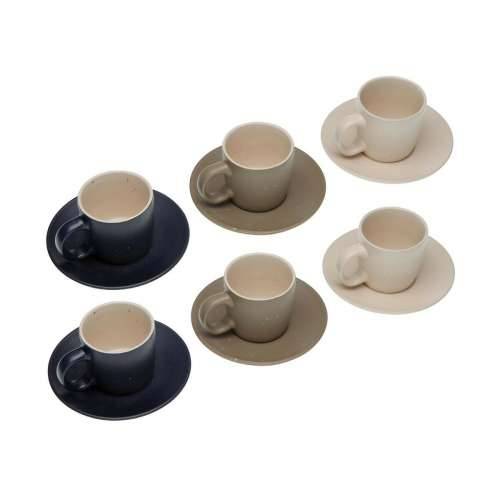 Set 6 šalica za čaj s tanjurićem Versa Tashi Gres Keramika 8,3 x 7,8 x 8,3 cm Cijena