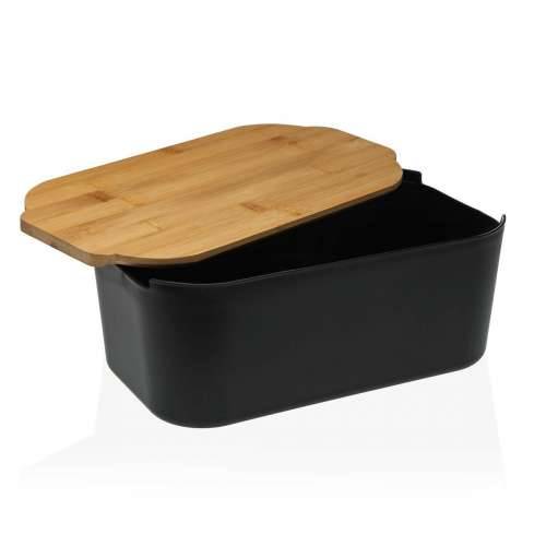 Košara za Kruh Versa Crna Bambus polipropilen 18,5 x 12 x 33 cm Cijena
