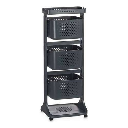 Kolica za Povrće Kinvara TP-749 Antracitna polipropilen Plastika 33 x 11,2 x 42,5 cm Cijena