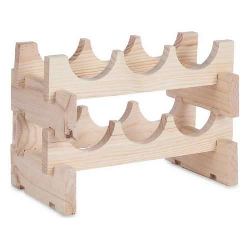 Stalak za boce Kipit GL6G Prirodno 36,5 x 21 x 25 cm 6 boca Cijena