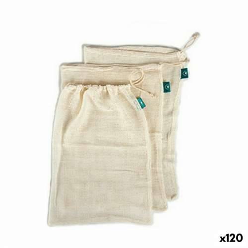 Set Vrećica za Hranu za Višekratnu Upotrebu Bijela 5 x 48 x 33 cm (120 kom.) Cijena